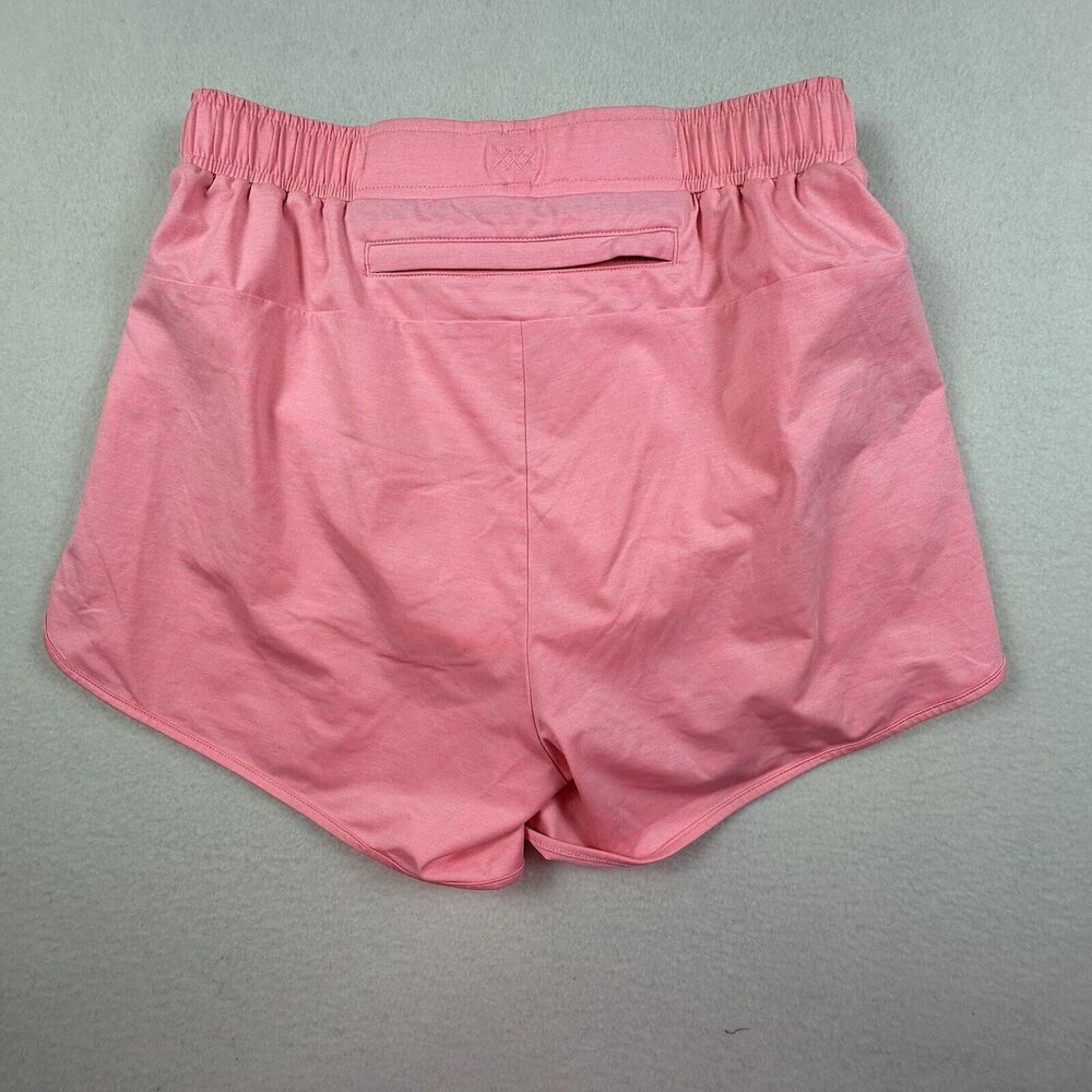 Rhone x Barry's Shorts Womens Small Pink Lined 4" Shorts Elastic Waist Stretch